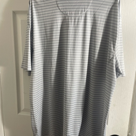 Lot of 3 Greg Norman Collection Gray and blue Polo Shirt Striped - Picture 4 of 12